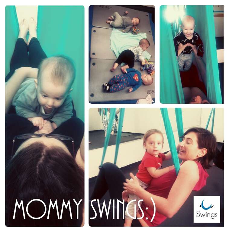 Mommy Swings- שיעור לנשים אחרי לידה בגישה רסטורטיבית עם ערסל נמוך לחיזוק ושחרור כאחד.ניתן להביא תינוקות - Swings -תרגול עם ערסל - דרך גוף