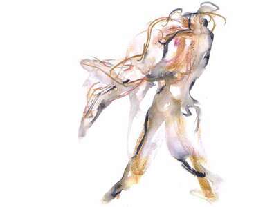 Edgar Jansen drawing ריקוד - BodyTv - דרך גוף
