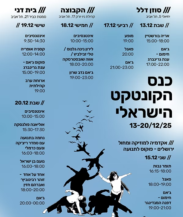 כנס הקונטקט אימפרוביזציה 2025