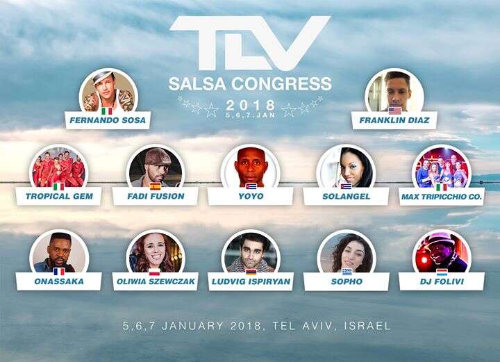 2nd TLV Salsa Congress 5,6,7 Jan 2018