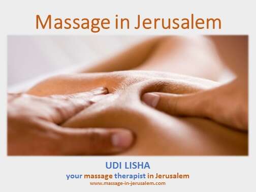 Massage In Jerusalem - therapist