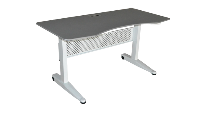 שולחנות עמידה שולחן מתכוונן מנגנון מכני - פתרונות ארגונומיים - דרך גוף