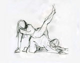 קונטקט אימפרוביזציה דרך גוף  bodyways צייר: ניר קסוטו